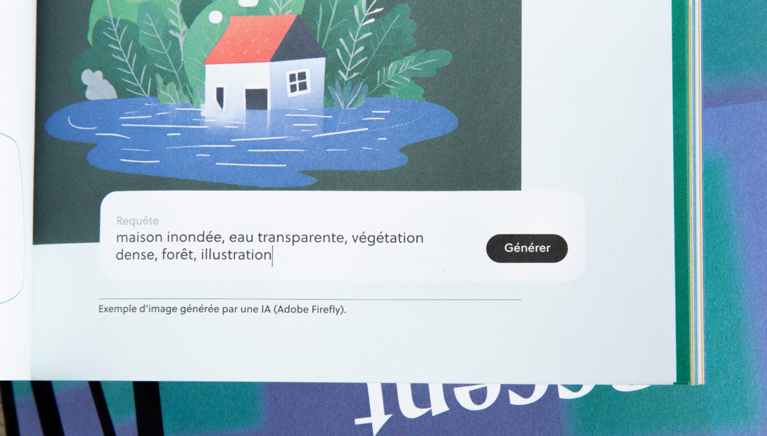 Page intérieure de la revue Accent 2025, présentant une illustration évocatrice, une typographie soignée et une composition aérée pour l'UX.
